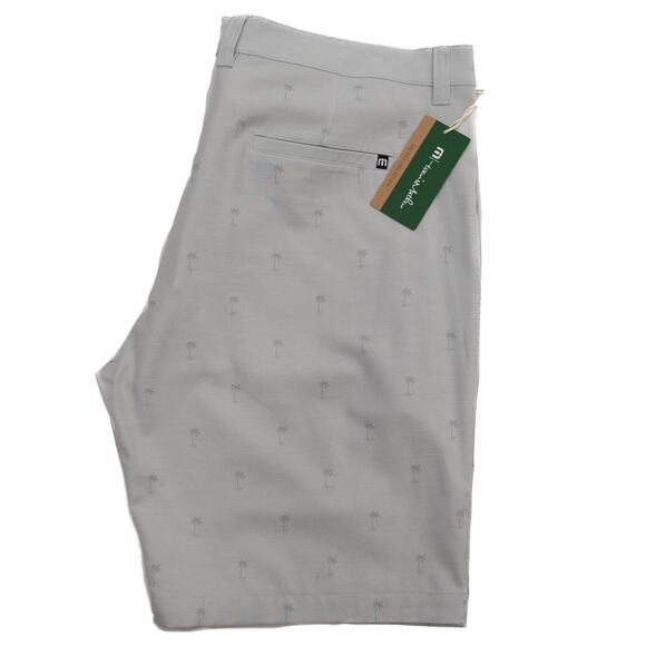 Travis Mathew Heather Gray Golf Resort To This Palm Tree Print Shorts Size 40 - Picture 3 of 8